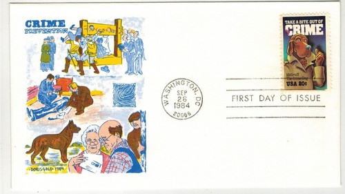 1984 doris gold - 1984, fdc